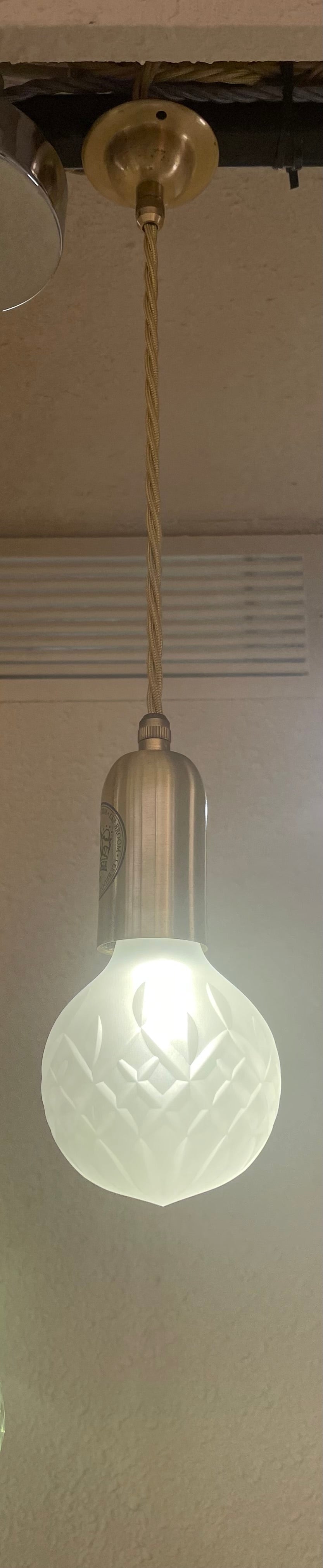 Crystal Bulb Pendant