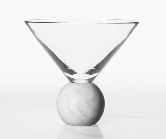 On The Rock Martini Glass