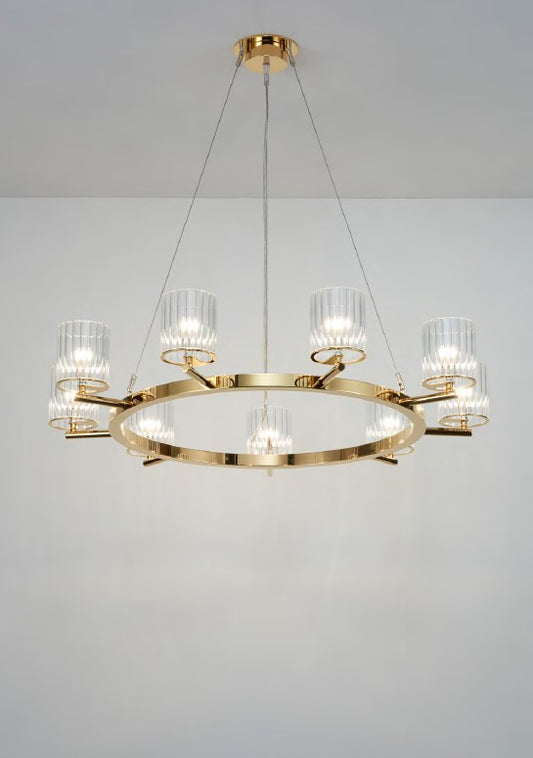 Flute Chandelier 9 Arm