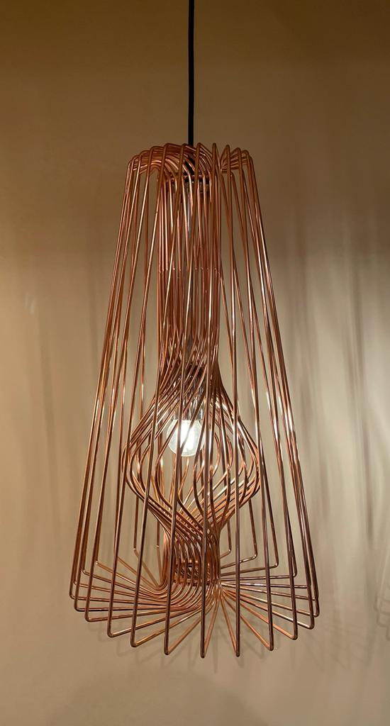 Wire Pendant Light