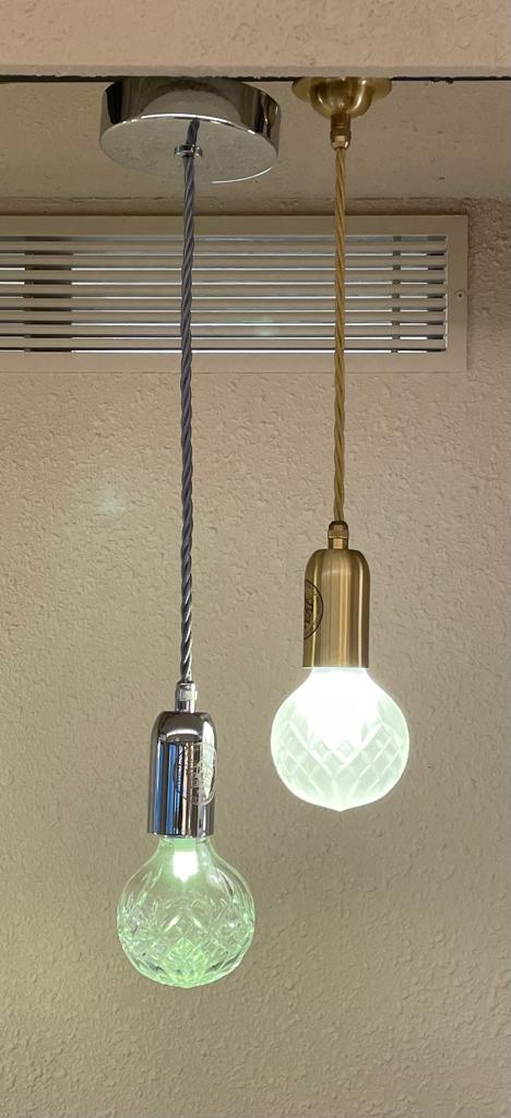 Crystal Bulb Pendant