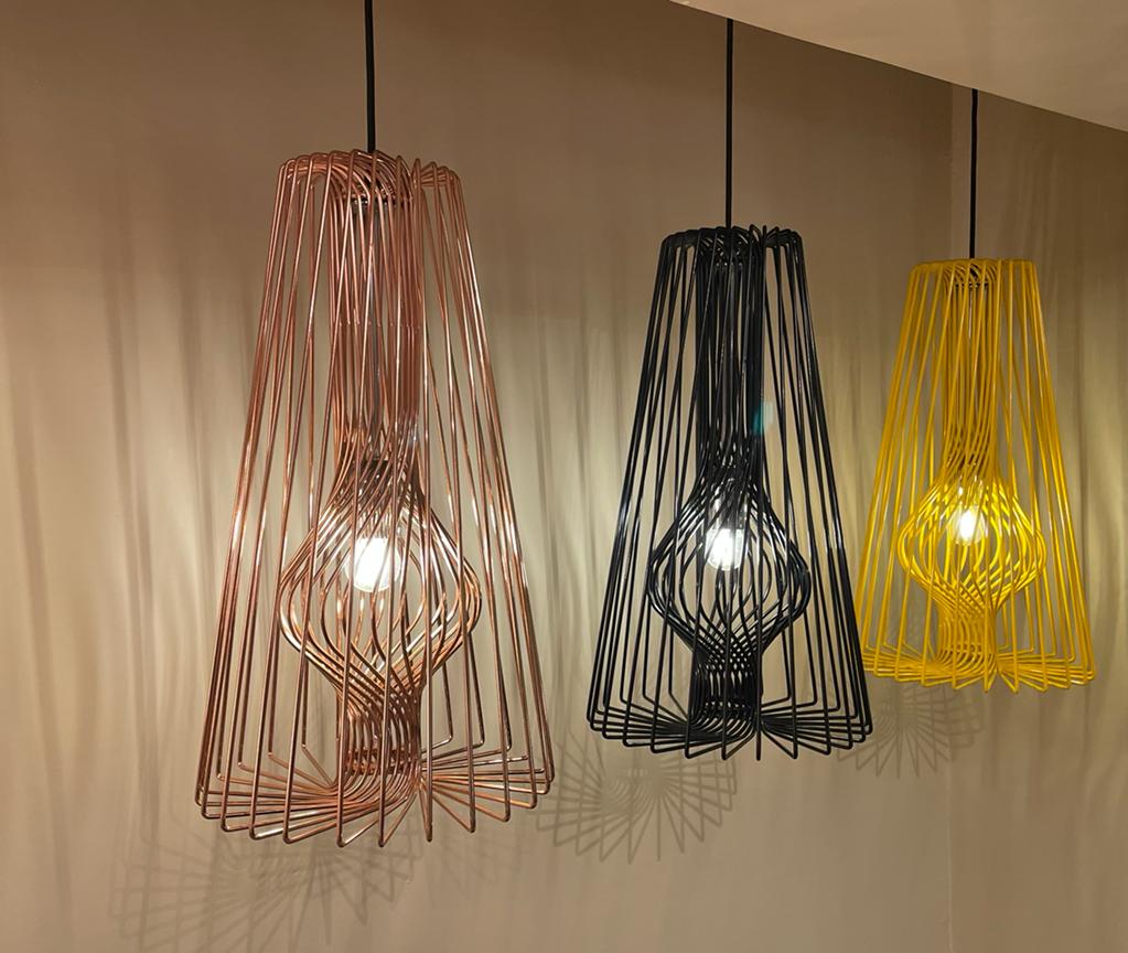 Wire Pendant Light