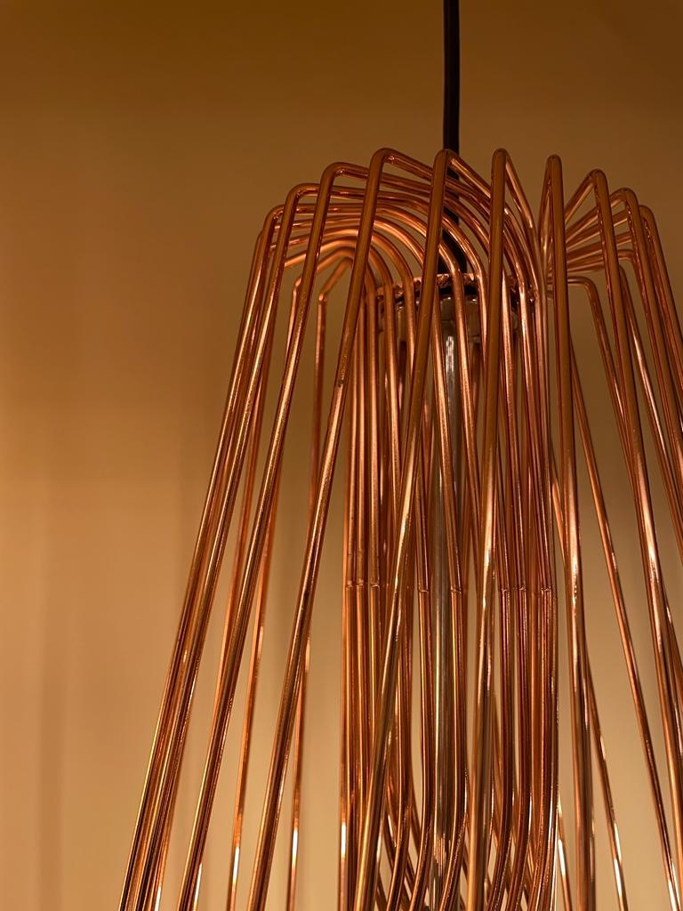 Wire Pendant Light