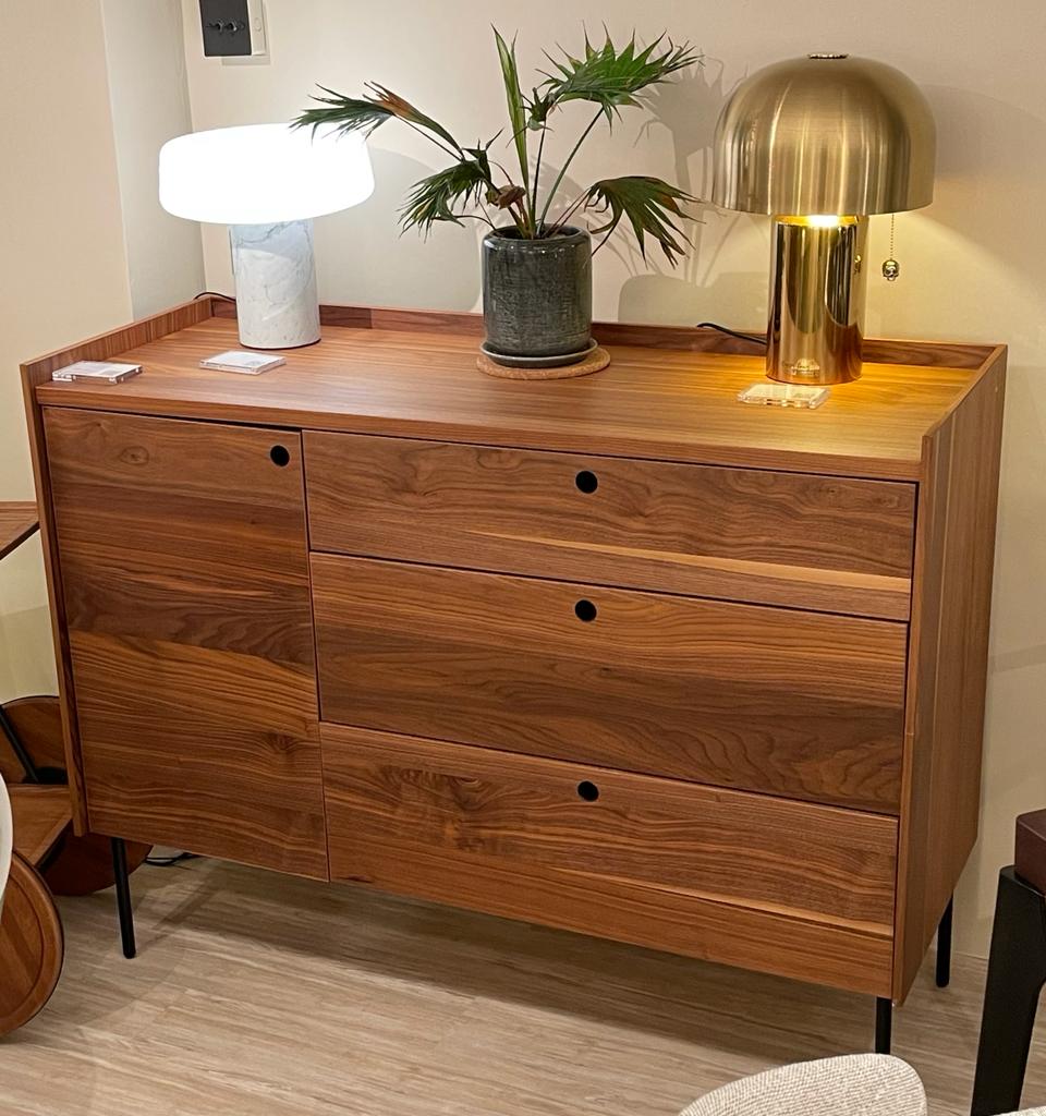 3 store drawer credenza