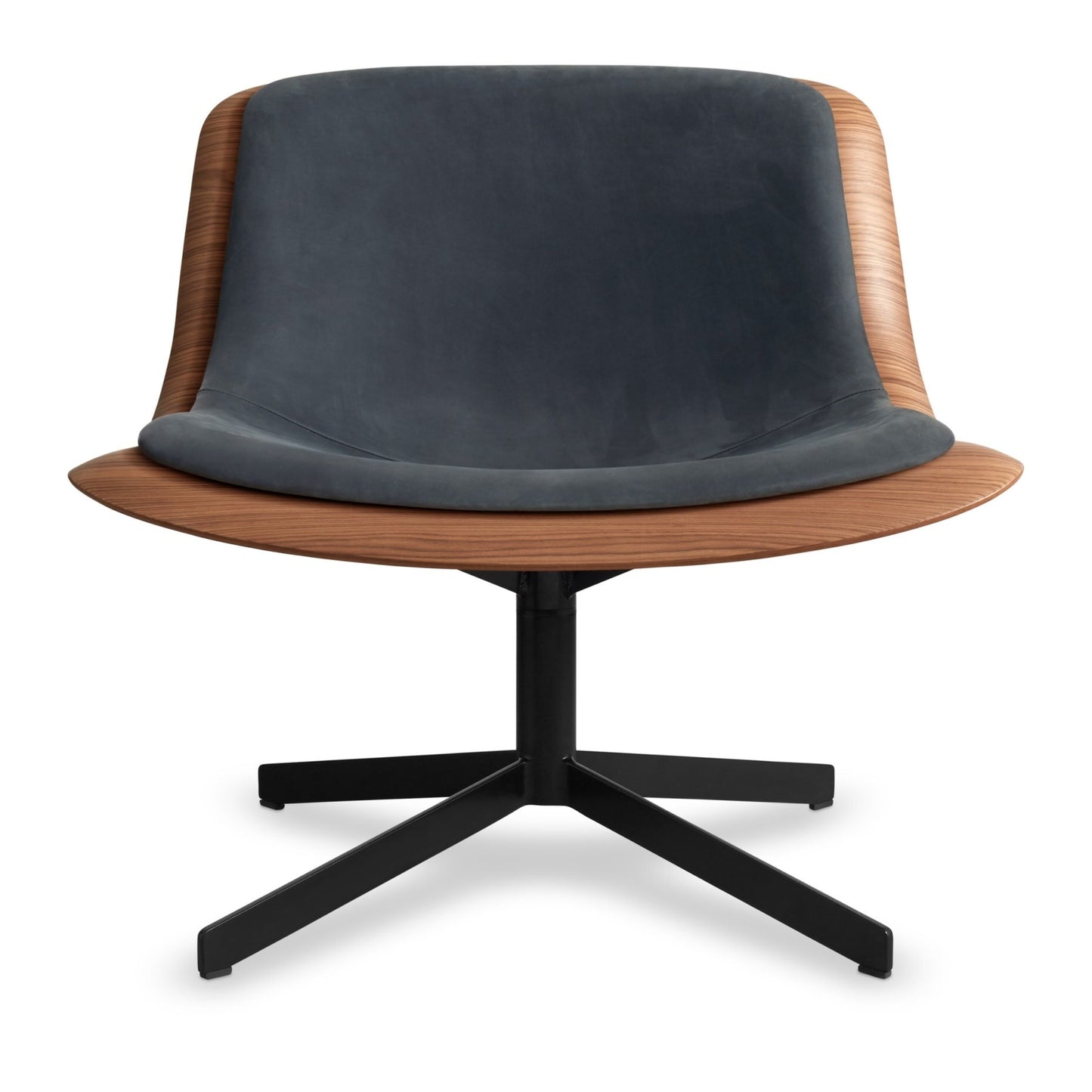 Nonesuch Swivel Leather Lounge Chair